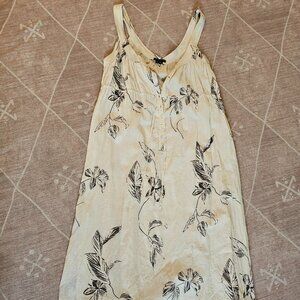 Theory flowy midi sun dress